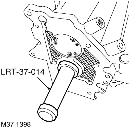 Seal - gearbox mainshaft – Lubricate new seal.