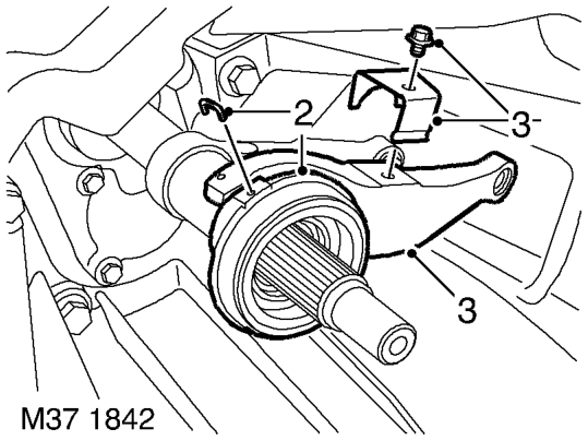 Seal - input shaft – Remove gearbox assembly.  MANUAL GEARBOX - R380, REPAIRS, Gearbox - V8.