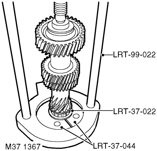 Reassembly – Clean layshaft, input shaft and output shaft bearing surfaces.