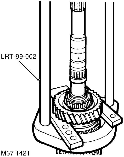 Disassembly – Remove gearbox selector fork set.  MANUAL GEARBOX - R380, OVERHAUL, Fork - set - selector