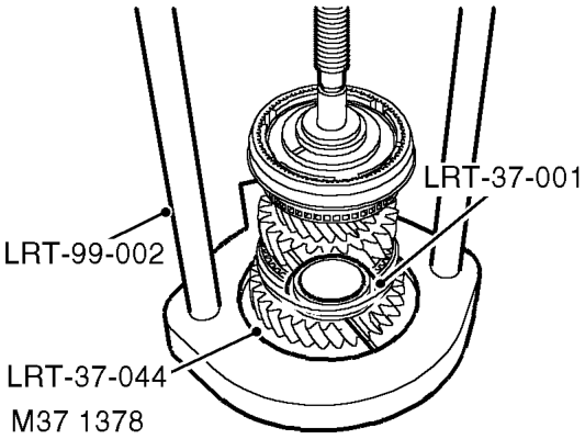 Reassembly – Remove output shaft from vice.