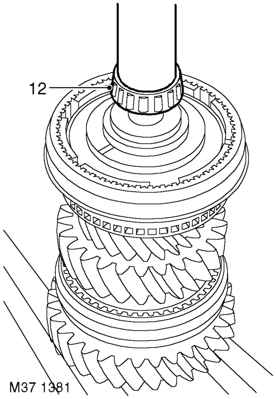 Remove output shaft from vice.
