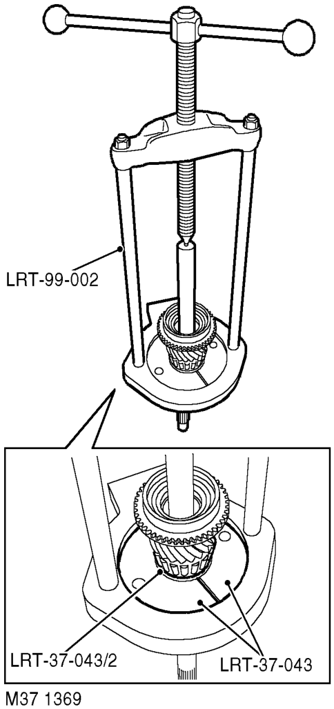 Reassembly – Using a press and a suitable mandrel, fit pilot bearing outer track to input shaft.