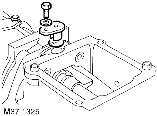 Disassembly – Using tools LRT-37-009, LRT-37-001/2 and LRT-37-010 , remove output shaft oil seal collar.