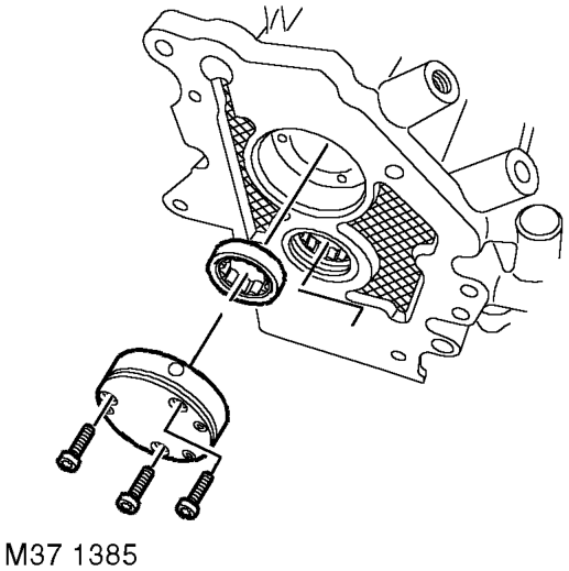 Disassembly – Remove extension housing.  MANUAL GEARBOX - R380, OVERHAUL, Extension - gearbox rear.