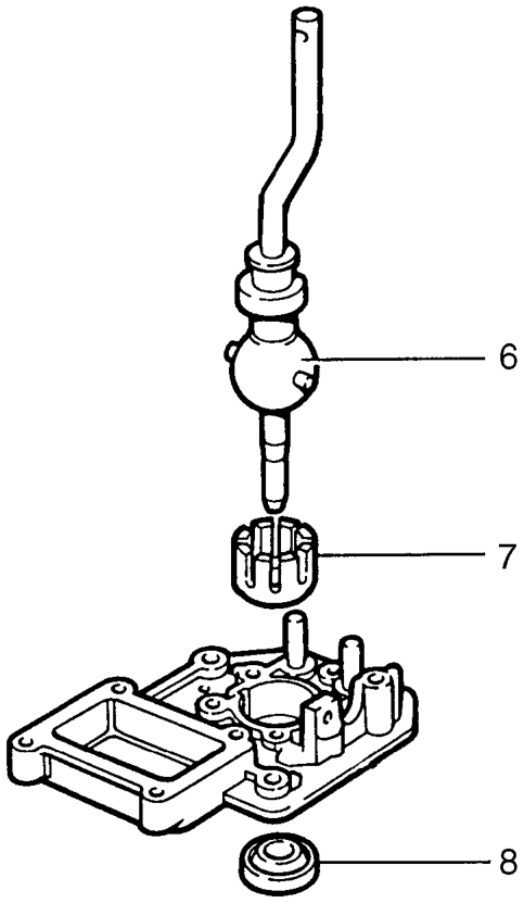 Disassembly – Remove bias springs and adjustment plate.