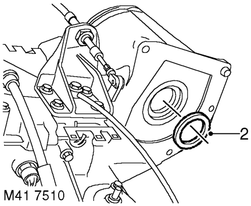Oil seal - input shaft – Remove transfer box.  TRANSFER BOX - LT230SE, REPAIRS, Transfer box - V8.  TRANSFER BOX 