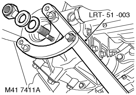 Seal - front output shaft – Remove front propeller shaft.  PROPELLER SHAFTS, REPAIRS, Propeller shaft - front.