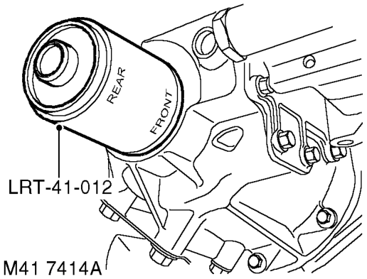 Seal - front output shaft – Lubricate seal with gearbox oil.