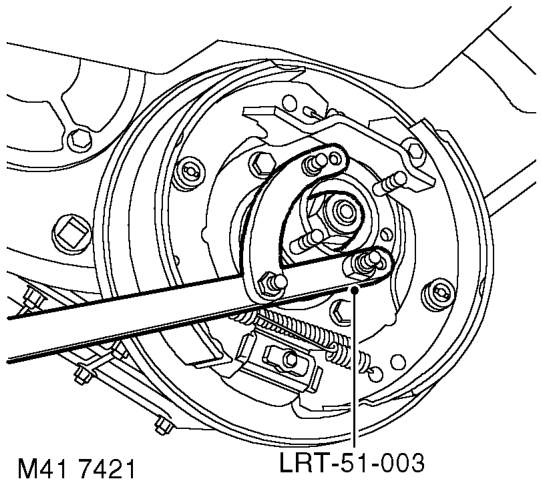 Position drive flange, fit new felt and steel washers.