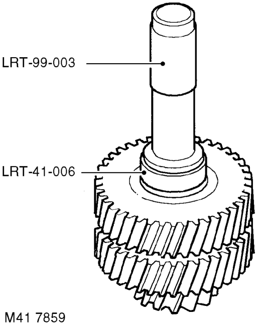Reassembly – Up to 03 MY: Fit new circlips and using tools LRT-99-003 and LRT-41-006 fit bearing tracks