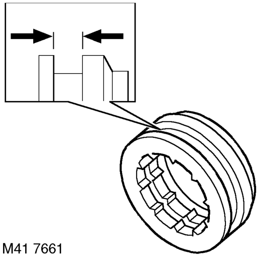 Check differential lock selector fork clips for wear and damage. Check spring for distorti