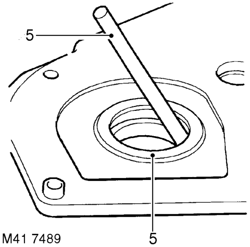 Disassembly – Remove and discard oil seal from main casing.