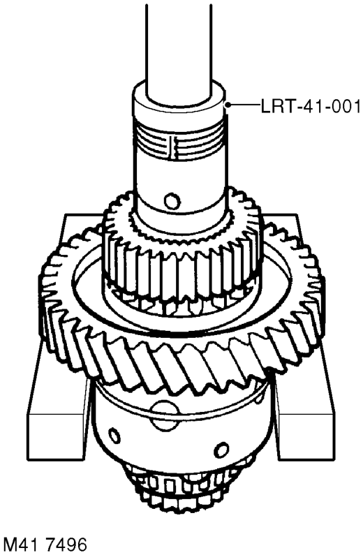 Make suitable alignment marks between high/ low selector sleeve and hub, remove selector s