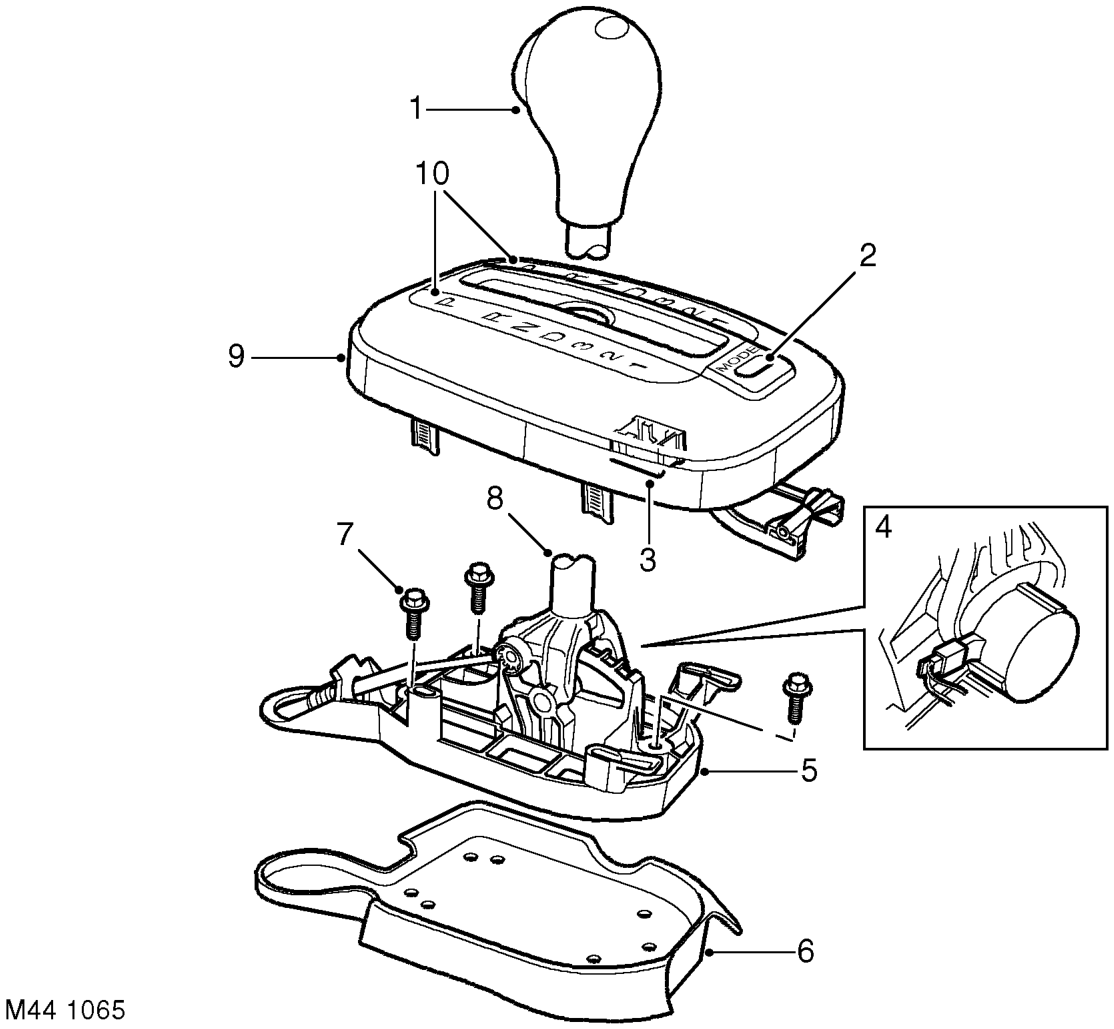Selector lever assembly – Both transmission units are of similar construction, with the ZF 4HP24 unit being 15 mm lo