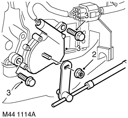 Seal - selector shaft – Remove valve body assembly.  AUTOMATIC GEARBOX - ZF4HP22 - 24, REPAIRS, Valve body assemb