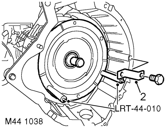 1. Remove automatic gearbox. l AUTOMATIC GEARBOX - ZF4HP22 - 24, REPAIRS, Gearbox - conver
