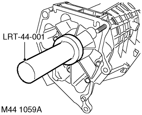 Seal - rear extension housing – Lubricate oil seal running surface with transmission oil.