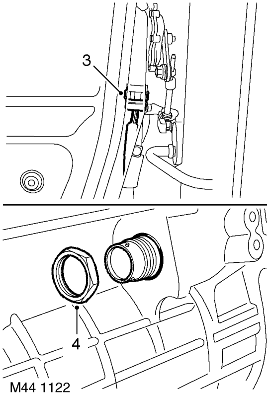 Valve body assembly – Remove 2 bolts securing speed sensor harness bracket to valve body.