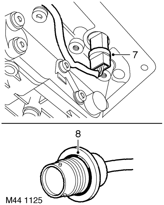 Remove 5 short bolts securing valve body to gearbox.