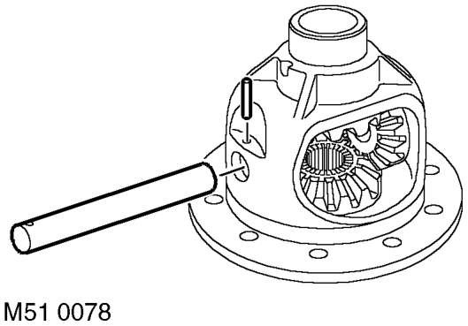 Carefully remove the crown wheel from the carrier.