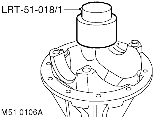 Position LRT-51-018-7 on surface plate, establish zero and reference DTI.