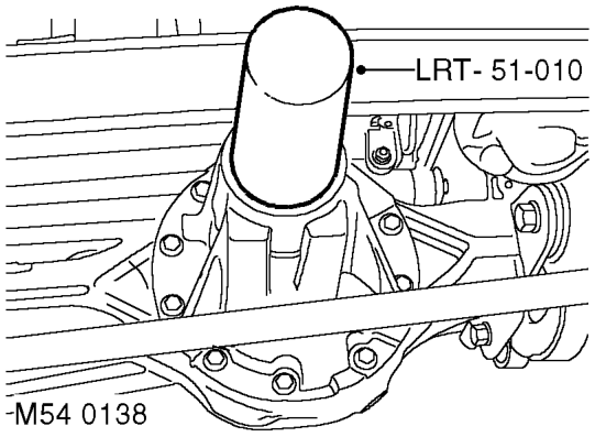 Lubricate pinion oil seal lip with clean differential oil.  CAPACITIES, FLUIDS AND LUBRIC