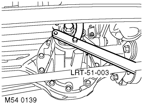 Using LRT-51-010 , fit pinion oil seal.