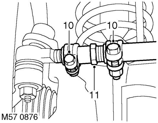 Road test the vehicle and check that the steering wheel is centralised. If steering wheel 