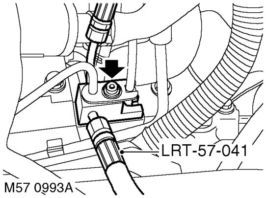 Remove bolt from steering box pipe retaining clip. Leaving the PAS reservoir oil pipe in p