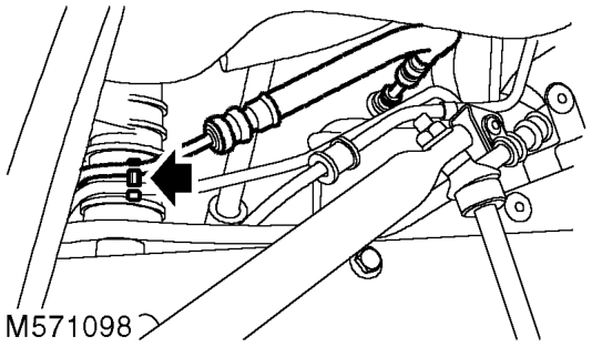 Models – Remove 3 screws securing LH splash shield and remove shield.