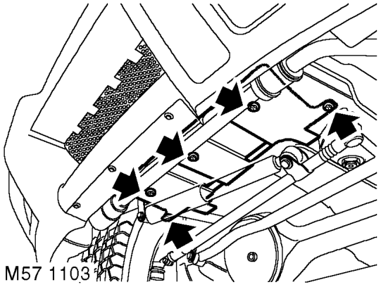 Models – Disconnect battery earth lead.
