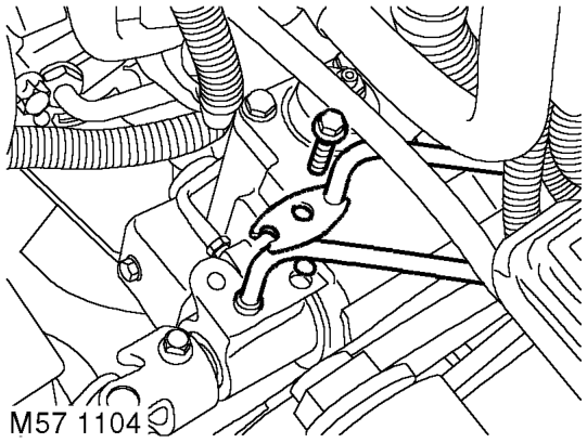 Clean steering box pipe pipe housing.