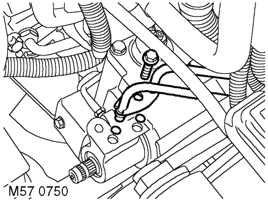 RH drive models:Remove 4 bolts securing oil filter housing, remove housing and discard 'O'