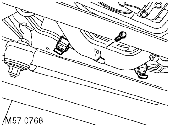 Release 5 clips securing hoses to coolant rail and disconnect hoses.