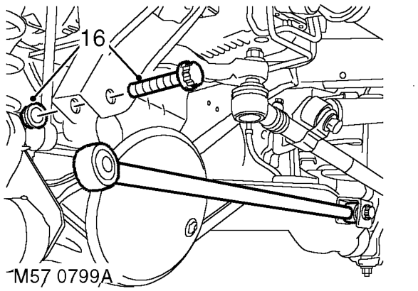 Release 2 clips securing coolant rails and remove coolant rail from vehicle.