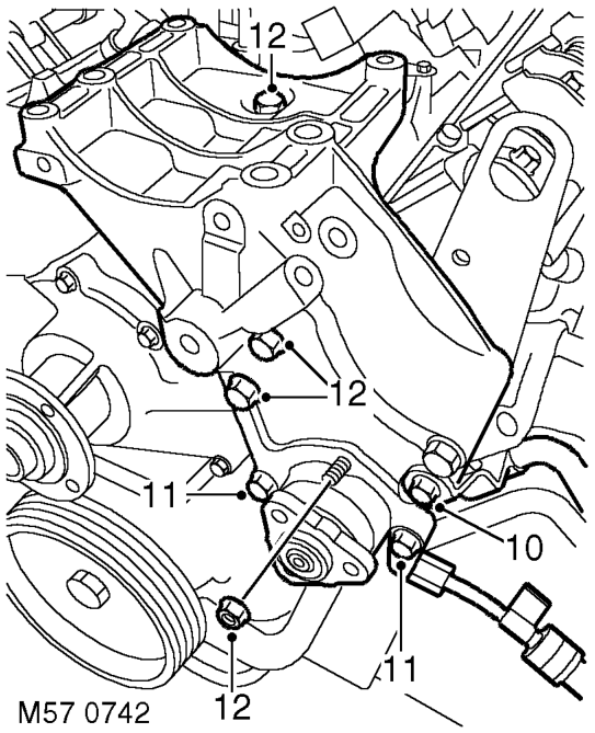 Remove jockey pulley.
