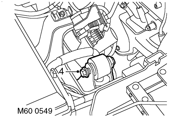 Damper - front – 3. RH damper: Release coolant reservoir and position aside.