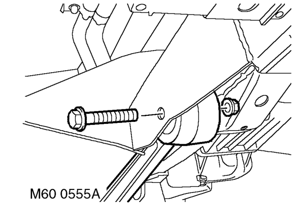 Bushes - radius arm – Remove nut securing track rod to steering knuckle. Use LRT-57-036 to break taper, then rel