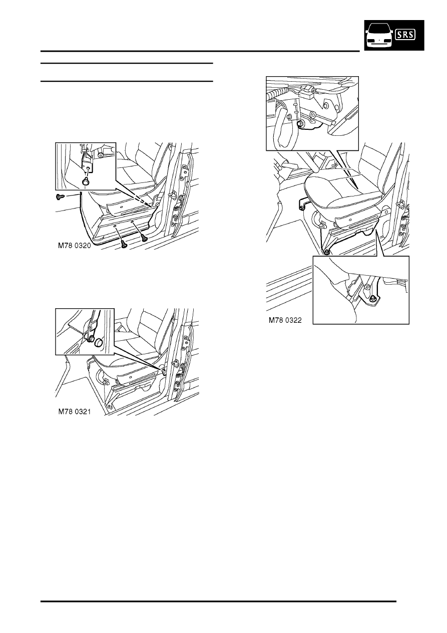 Land Rover Discovery II Front Seat Repair Manuals Service