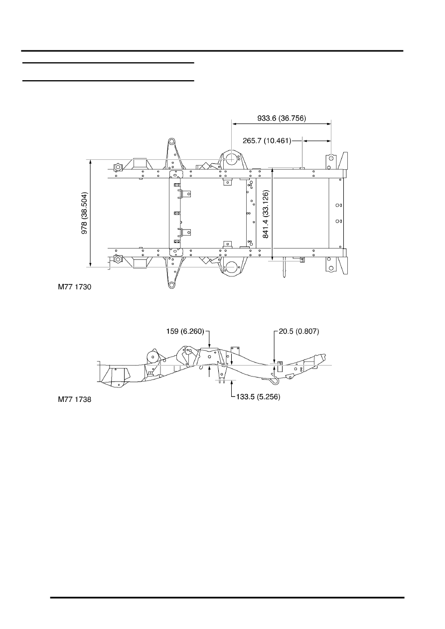 Land Rover Discovery >> Land Rover Workshop Manuals > Discovery II > CHASSIS AND BODY DIMENSIONS > CHASSIS DIMENSIONS ... Land Rover Discovery >> Land Rover Workshop Manuals > Discovery II > CHASSIS AND BODY DIMENSIONS > CHASSIS DIMENSIONS ...