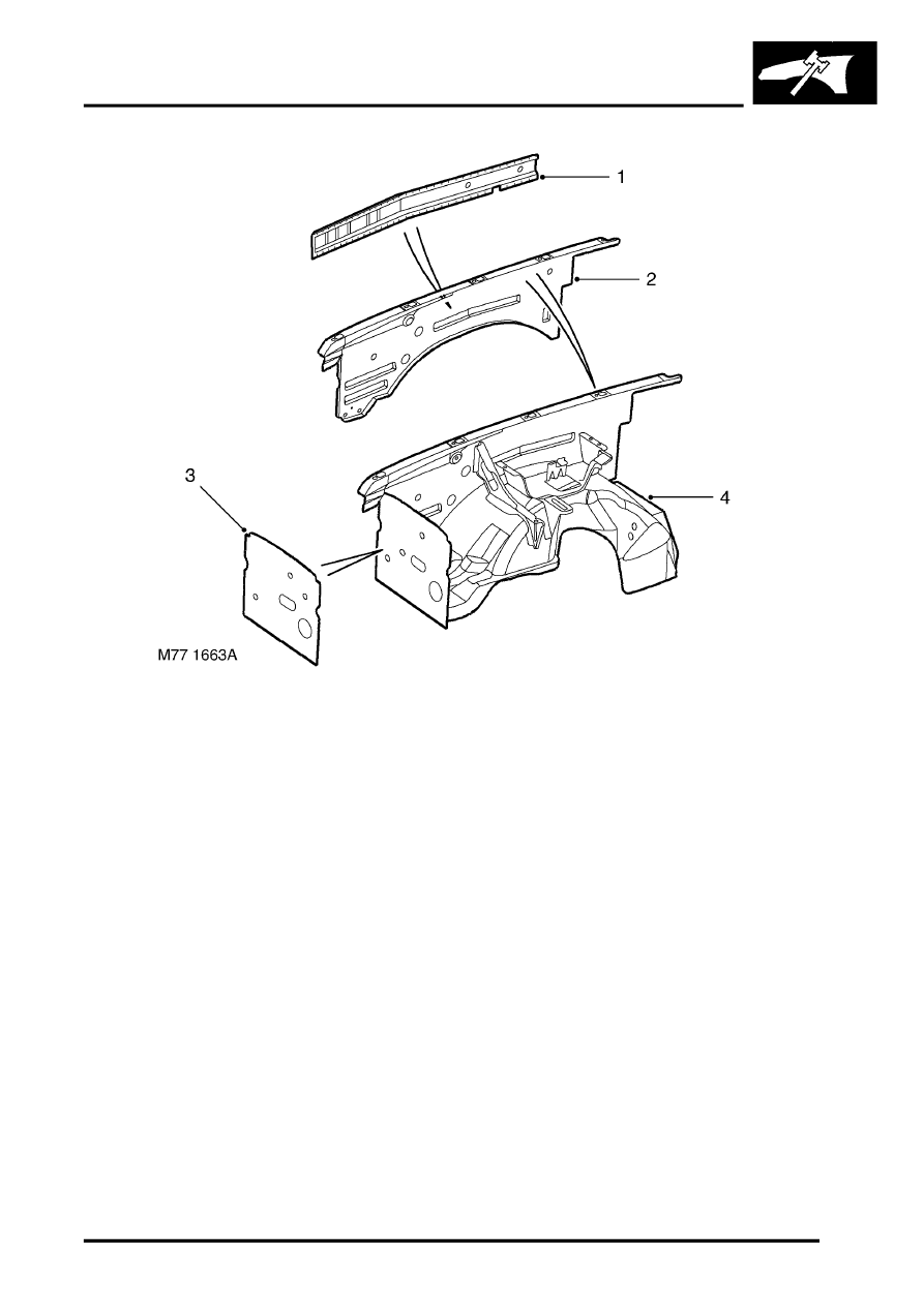 Land Rover Service and Repair Manuals > Discovery II > PANEL REPAIRS REPLACEMENT