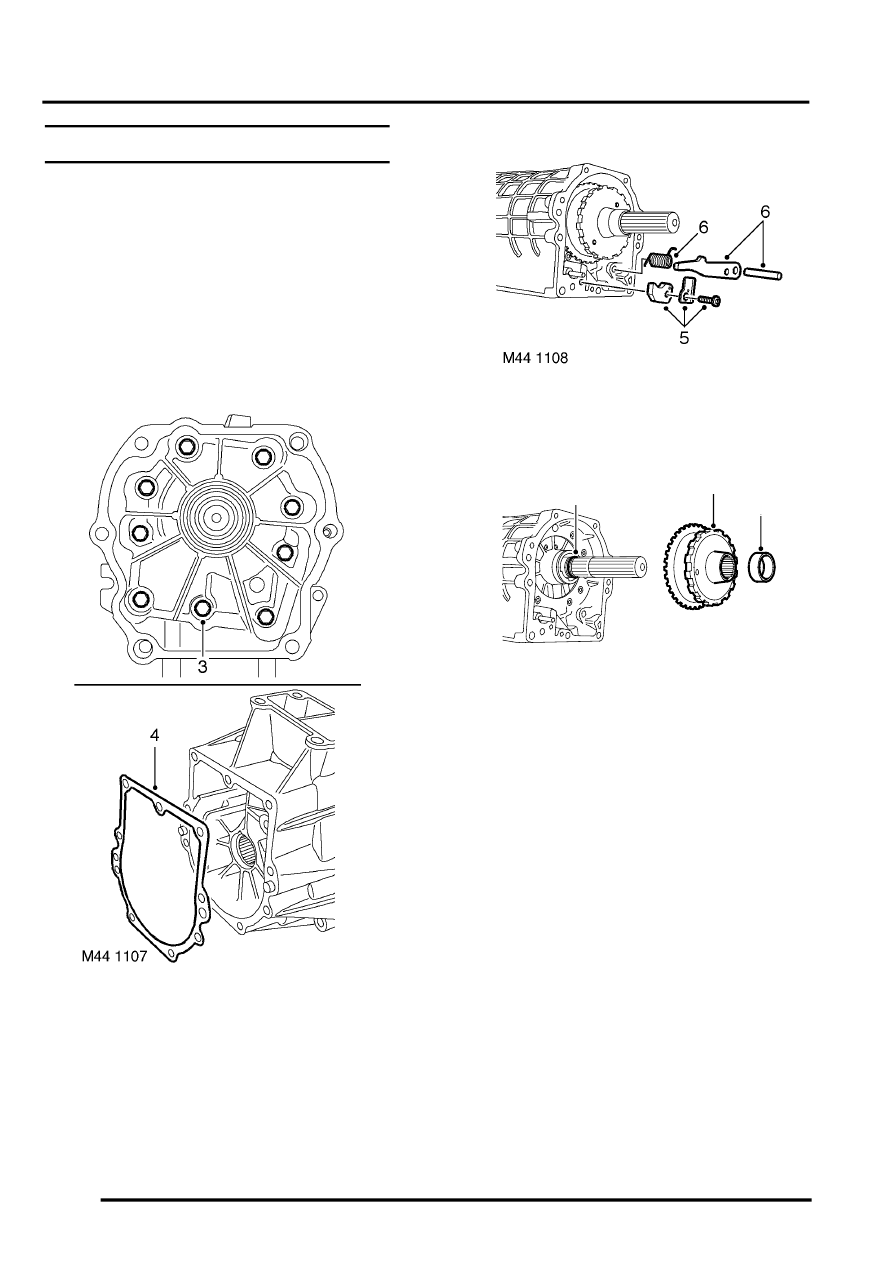 AUTOMATIC GEARBOX - ZF4HP22 - 24 > REPAIRS > Parking pawl assembly.
