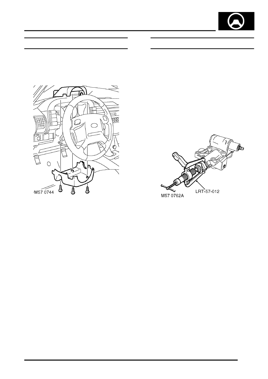 Land Rover Service and Repair Manuals > Discovery II > STEERING REPAIRS Drop arm