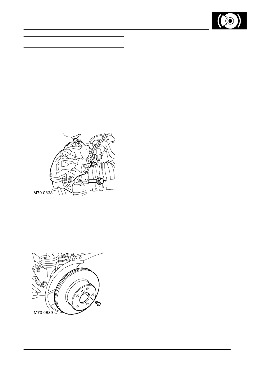 Land Rover Service and Repair Manuals > Discovery II > BRAKES