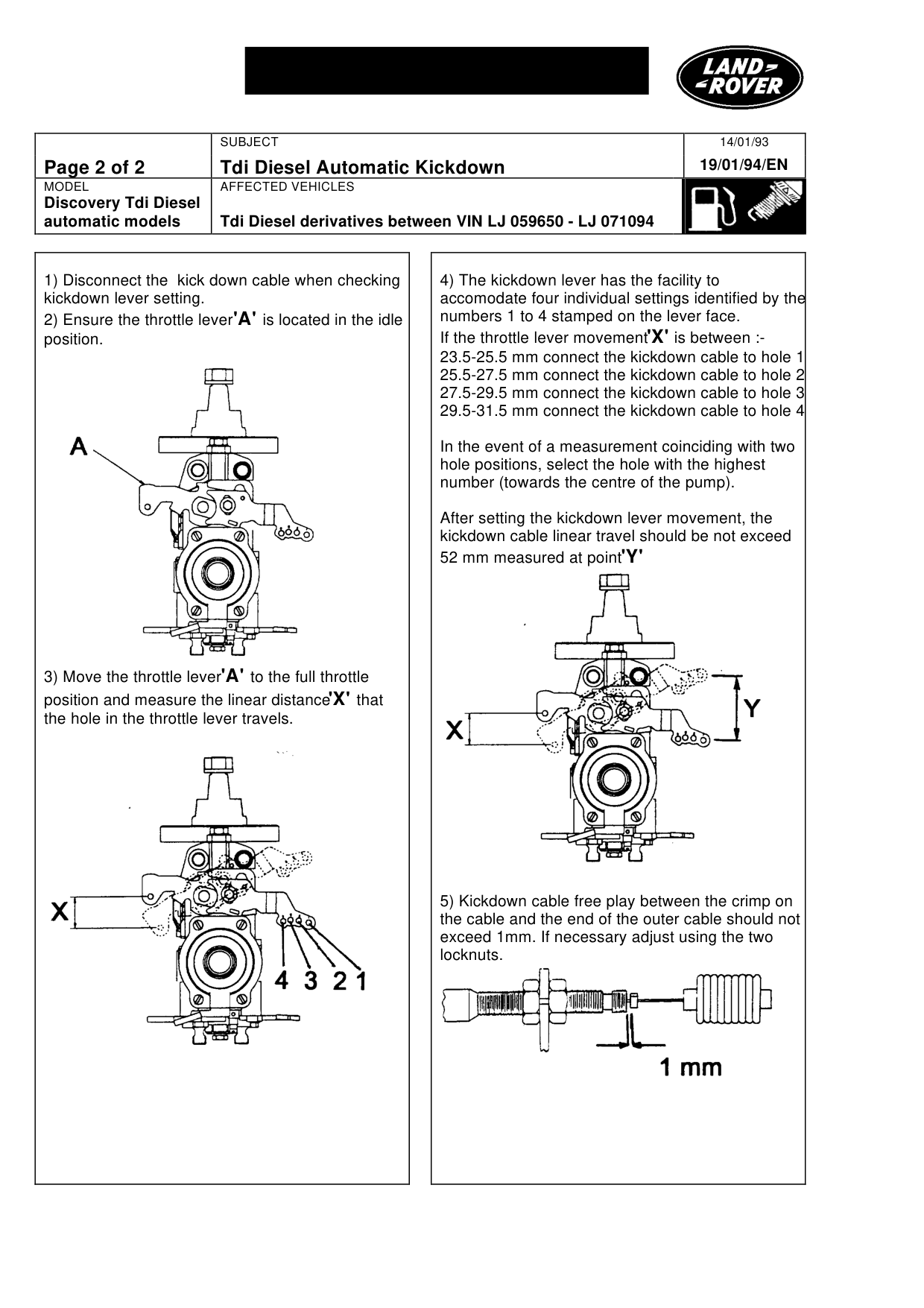 Tdi Diesel Automatic Kickdown – bulletin page 2