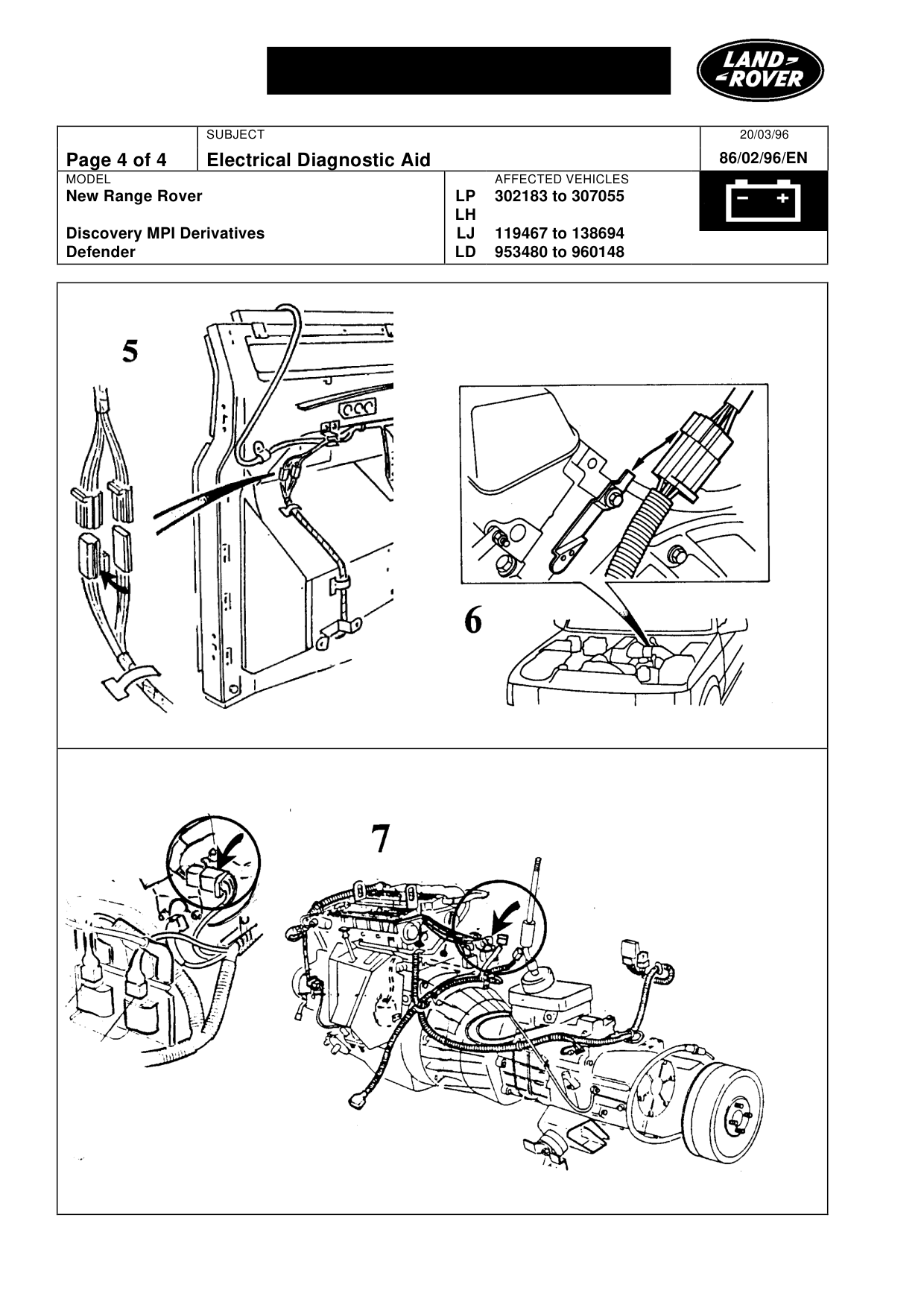 Electrical Diagnostic Aid – bulletin page 4