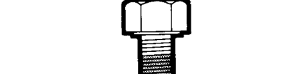 Encapsulated bolts and screws – An ISO metric bolt or screw made of steel and larger than 6 mm in diameter can be identifi
