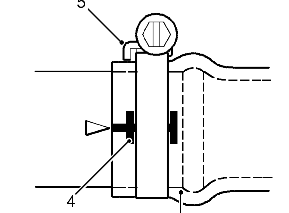 Hose clips – Worm drive clips should be oriented with the crimped side of the drive housing facing towa