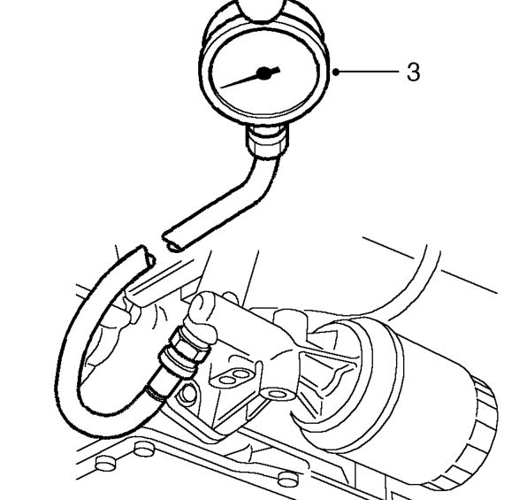 Engine oil pressure check – Remove oil pressure switch. See Repairs.